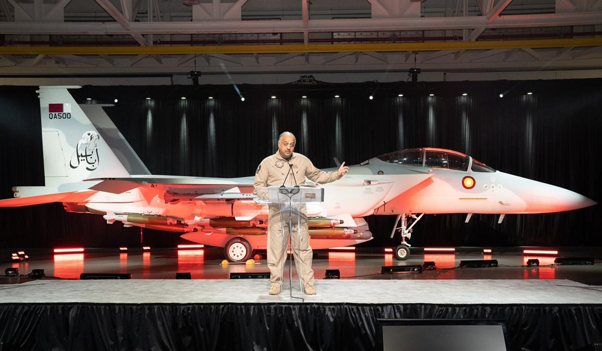 Boeing Holds a Ceremony for Delivering the First Batch of F-15QA fighter jet "Ababil"